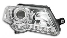 VW Passat B6 pedn svtla DAYLINE-Chrom.