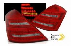 Mercedes W221  05-09 (pedfacelift) zadn LED svtla Red/White. Dynamick blika