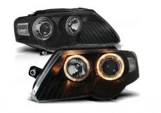 VW Passat B6 pedn svtla Angel Eyes - Black.