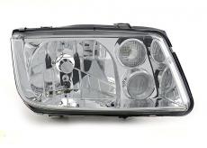 VW Bora pedn prav svtlo Chrom- s mlhovkou.