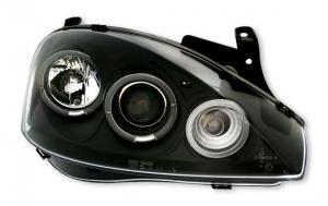 Opel Corsa pedn svtla Angel Eyes-Black