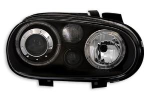 VW Golf 4 pedn svtla Angel Eyes-Black