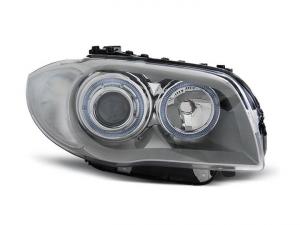 Pedn angel eyes svtla BMW 1 E87/E81/82/88 2004-2011 CHROM. LED