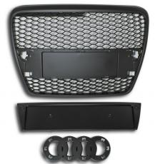 Pedn maska AUDI A6 C6 RS-TYPE 04/04-08 MATT BLACK.
