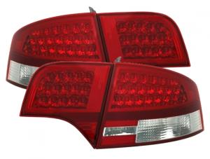 Audi A4 zadní LED světla Red/White