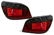 BMW E60 zadn LED svtla RedSmoke.