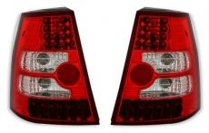 VW Bora (variant) zadn LED crystal svtla Red/White.