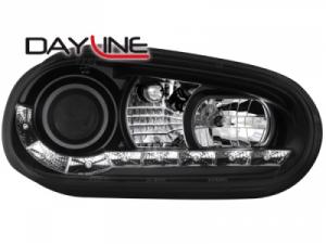 VW Golf 4 přední světla DAYLINE-Black