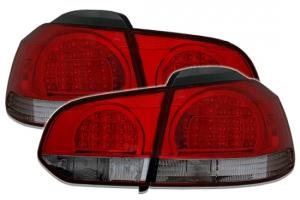VW Golf 6 - zadní LED světla Red/Smoke.