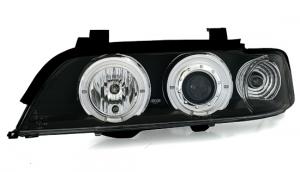 BMW E39 přední světla Angel Eyes-Black