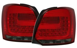VW Polo 6R LED zadní světla Red/Smoke.
