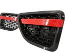 Pedn maska + sn do blatnku Land Rover Range Rover Sport 05-09  Black/Red Edition.