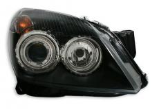 Opel Astra pedn svtla Angel Eyes-Black