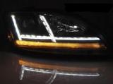 Audi TT (8J) pedn chrom svtla s dynamickm LED blikaem H7+ H1.